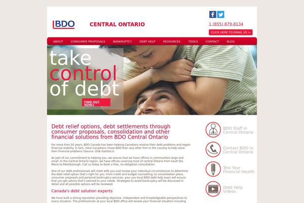 Site using BDO-debt-calculator plugin
