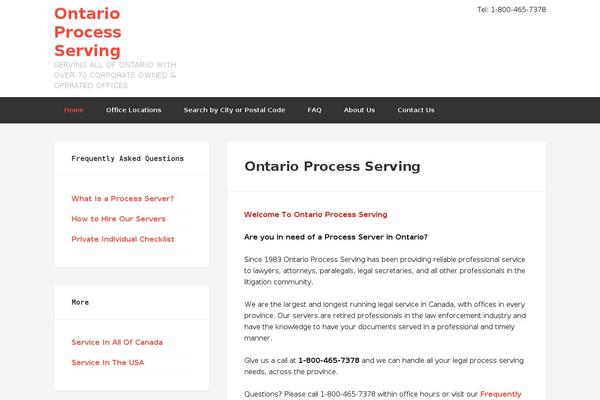 Enterprise Pro theme site design template sample