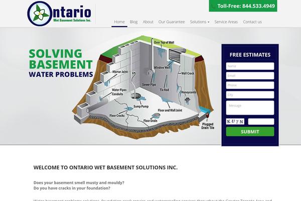 ontariowetbasement.com site used Ontario