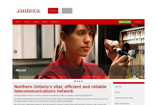 ontera.ca site used Otheme