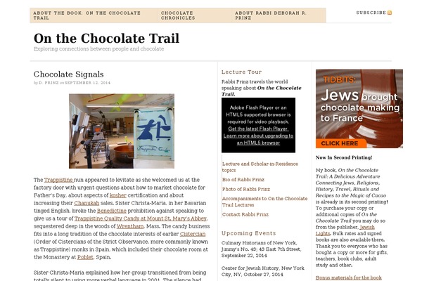 Site using TablePress plugin