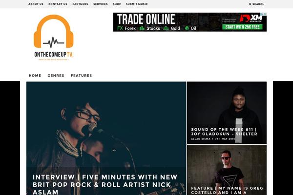 15Zine theme site design template sample