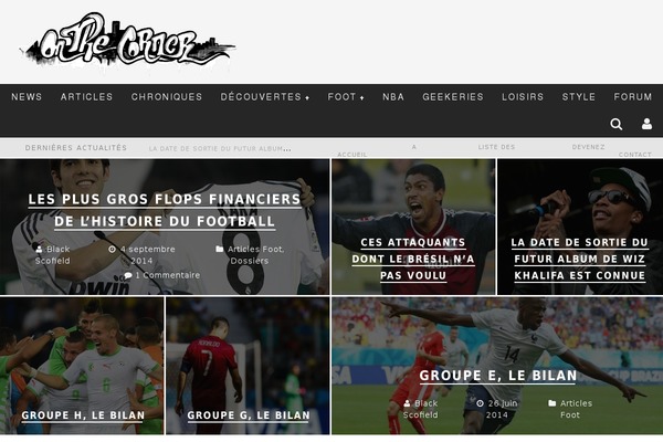 NewsCore theme site design template sample
