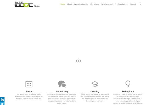 ontheedgelive.co.uk site used Church and Event