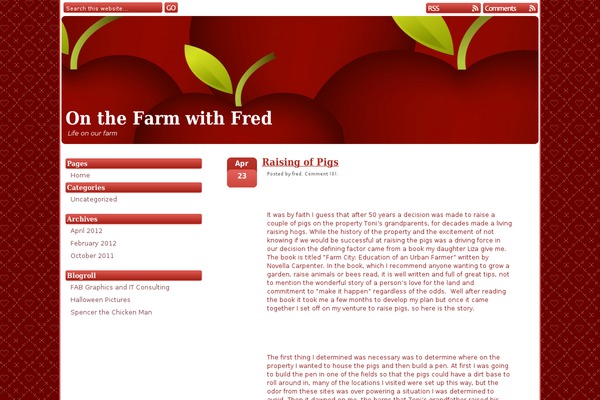 Red Delicious theme site design template sample