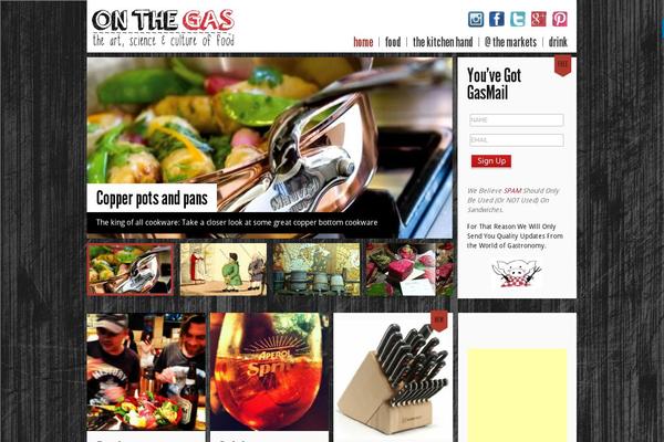 Big Easy theme site design template sample