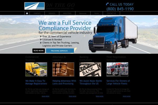 OnTheGo theme site design template sample