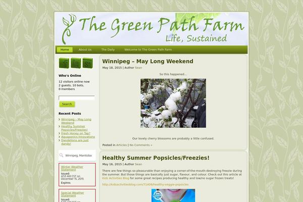 Site using Add Link to Facebook plugin