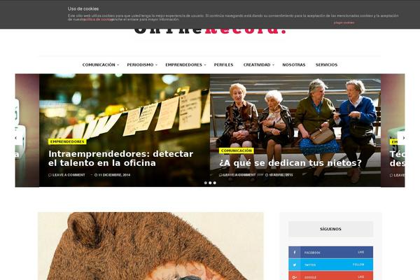 Broden theme site design template sample