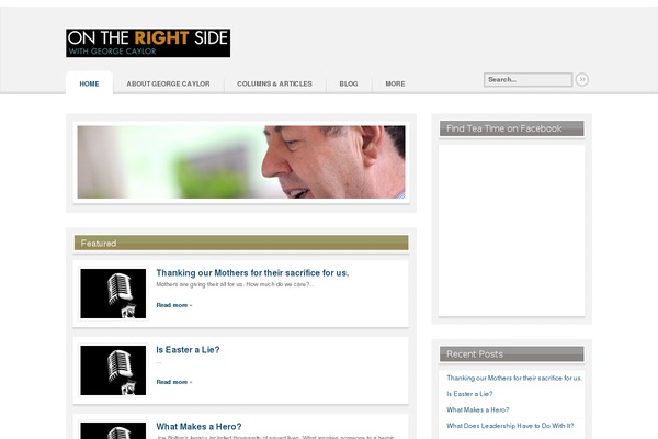 Continuum theme site design template sample