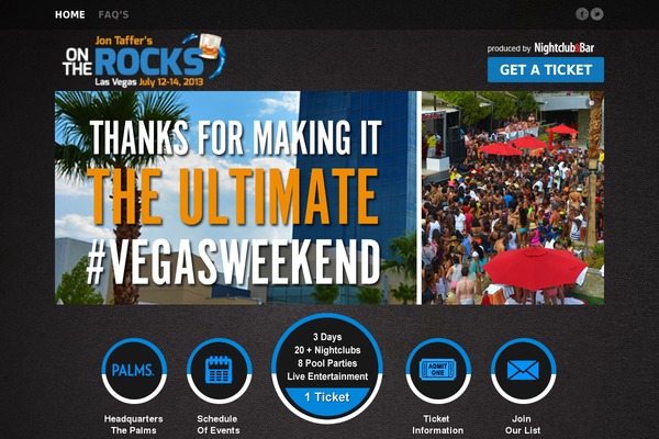 Fest theme site design template sample