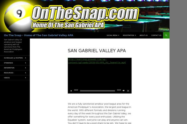 Site using Easy Video Player plugin