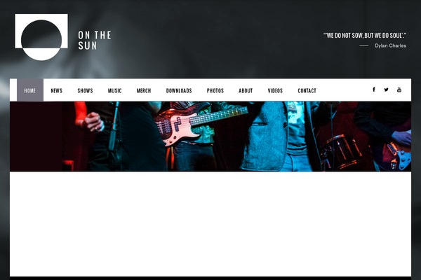 IronBand theme site design template sample