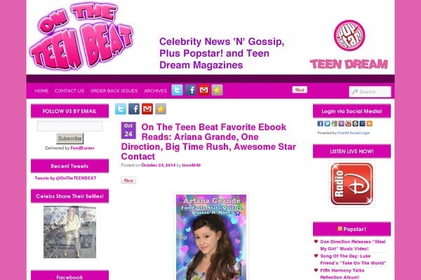 Adore-news theme site design template sample