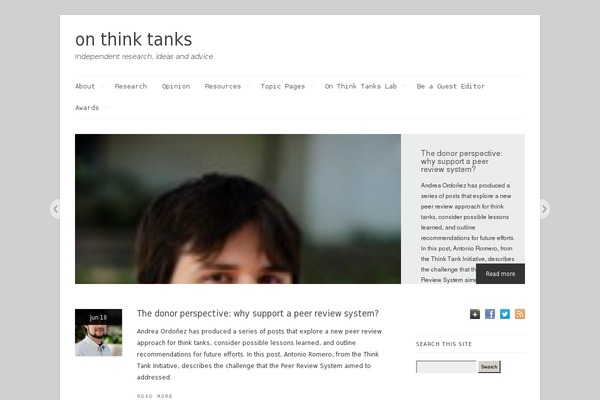 onthinktanks.org site used Ott
