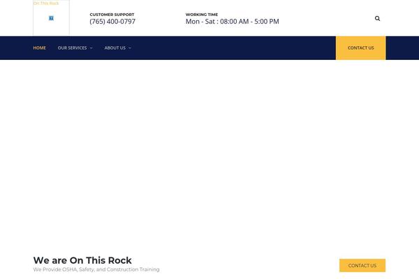 TheBuilt theme site design template sample