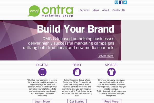Construct theme site design template sample