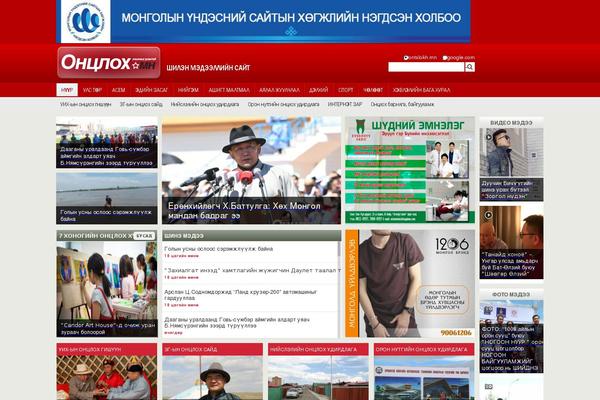 Twenty Twelve theme site design template sample