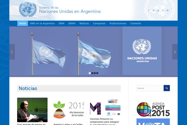 Site using Image Slider plugin
