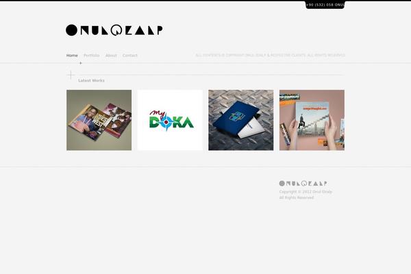 Folioway theme site design template sample