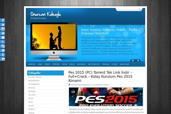 Evander theme site design template sample
