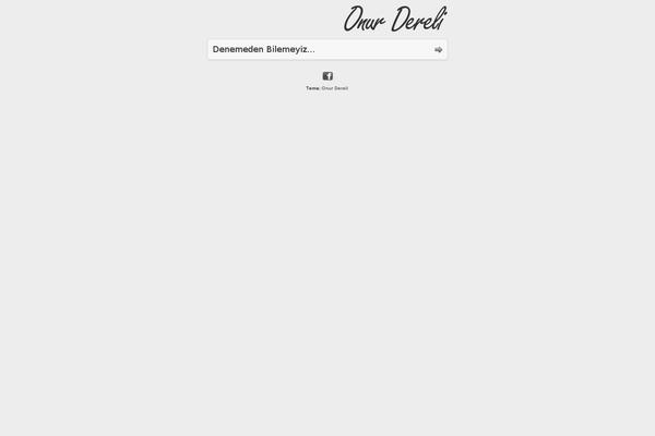onurdereli.com site used Onurdereli