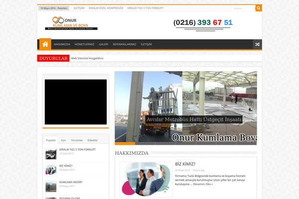 onurkumlama.com site used Cache