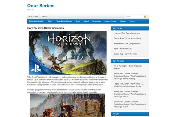 onurserbes.com site used Zoxengen