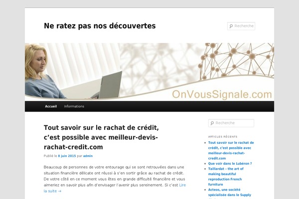 onvousignale.com site used Cosimo