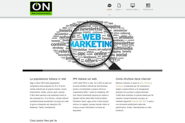 Celestino theme site design template sample