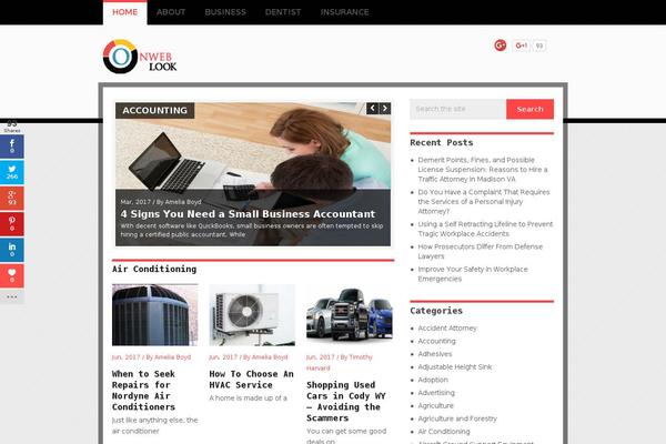 Hotnews theme site design template sample