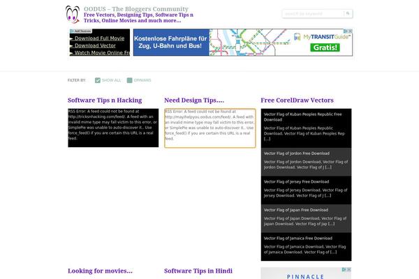 Sampression Lite theme site design template sample