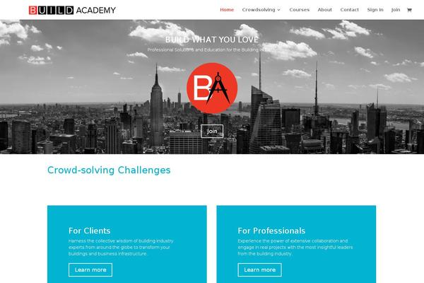 Divi theme site design template sample