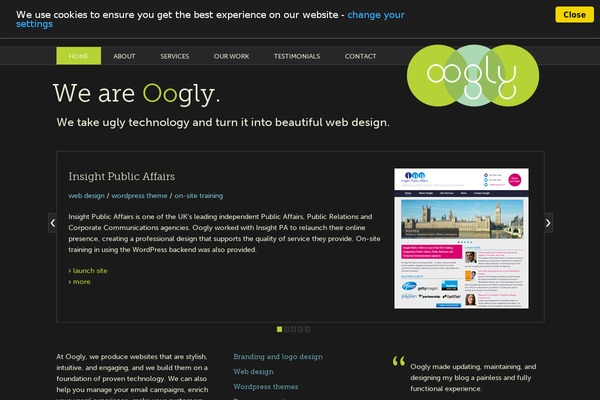 Site using Cookie Confirm plugin