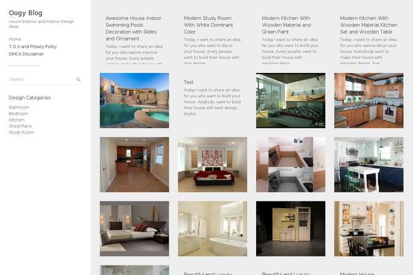 WP Portfolio theme site design template sample