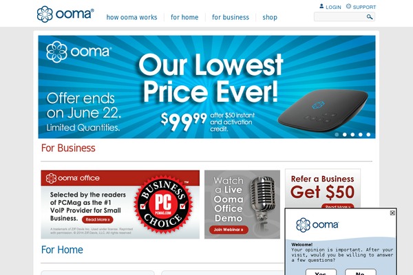 ooma theme websites examples