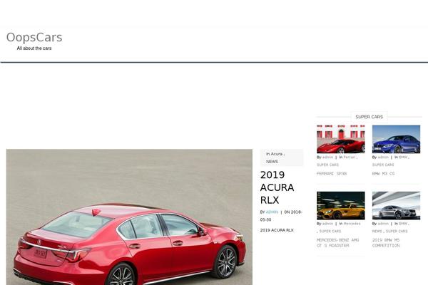 ColorNews theme site design template sample