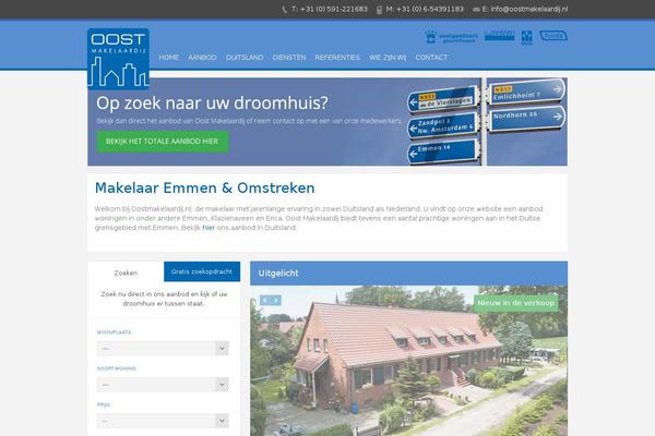 Listings theme site design template sample