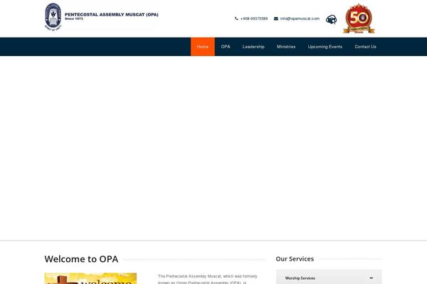 Site using Swm-church-shortcodes plugin