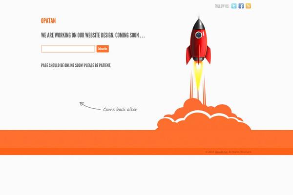 Launcher theme site design template sample