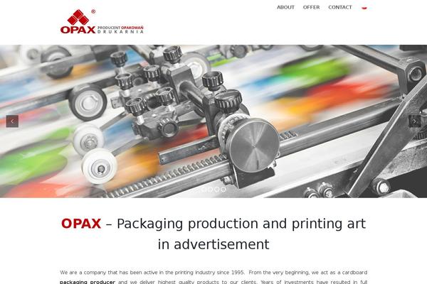 opax.pl site used Opax