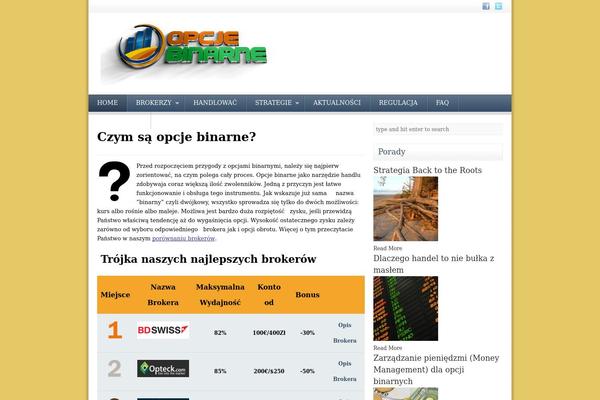 opcjebinarne.biz site used Exciter