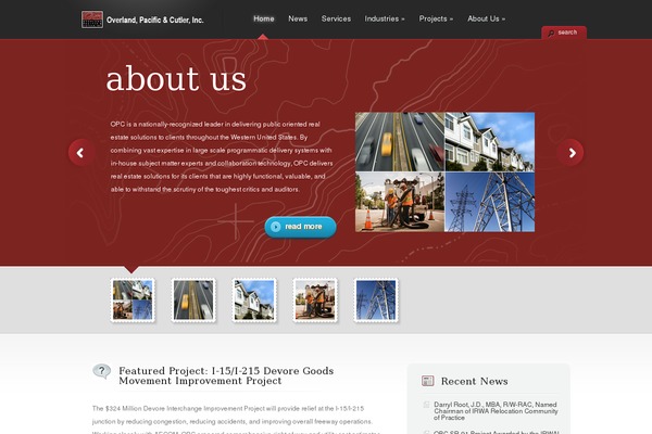 TheCorporation theme site design template sample