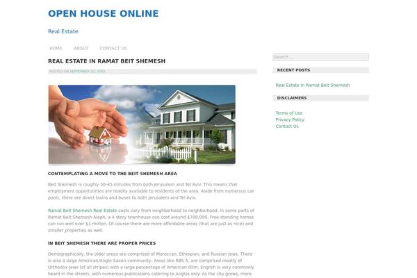 Araiz theme site design template sample