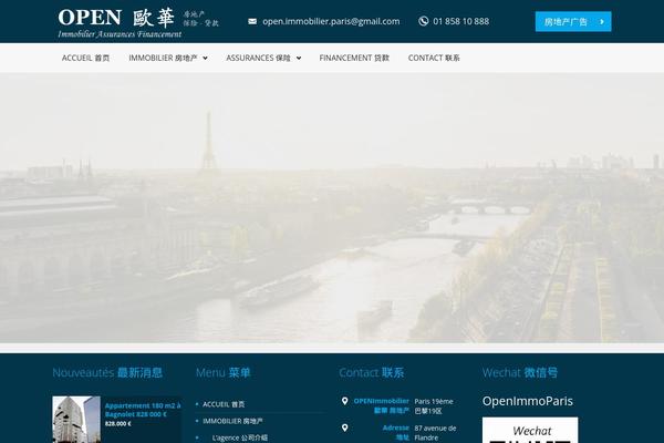 Realia theme site design template sample