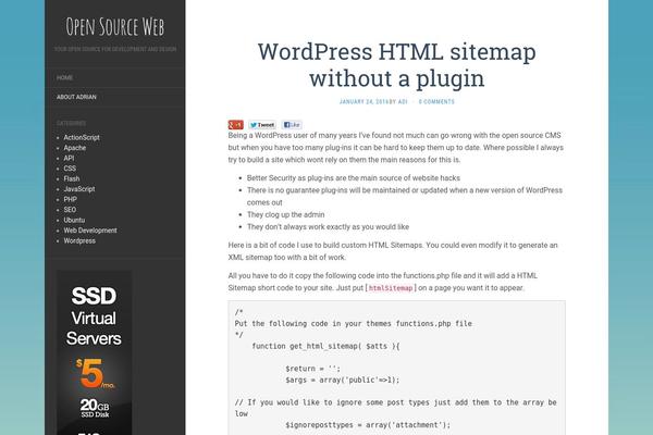 Site using Google Syntax Highlighter for WordPress plugin