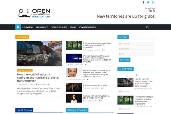 Colormag-pro theme site design template sample