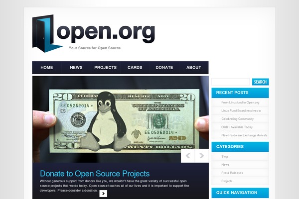 Open theme site design template sample