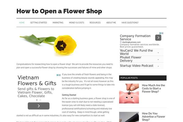 Magazine Pro theme site design template sample