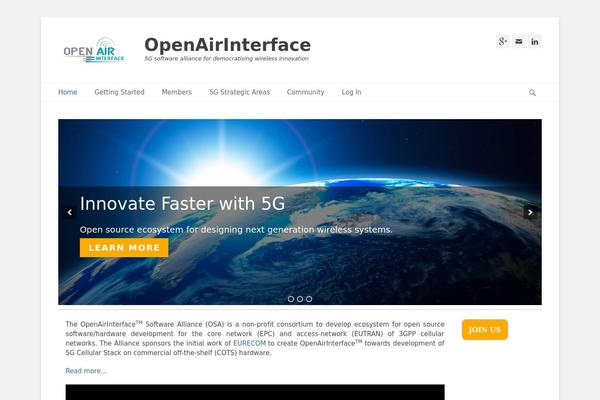Stack theme site design template sample